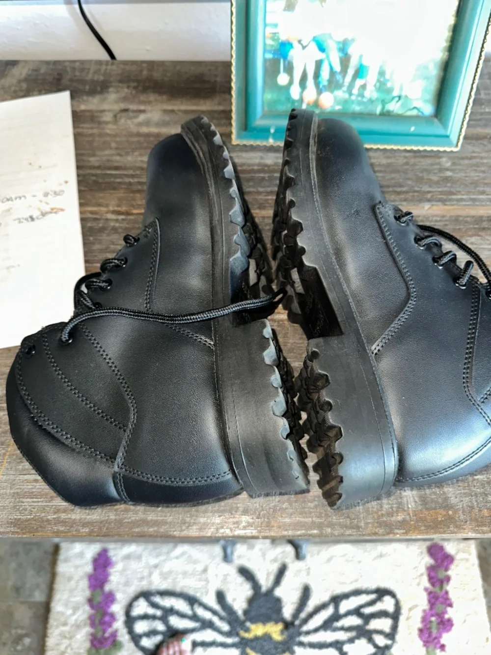 Brahma Boot Sz 7w Combat Style Black